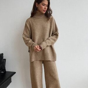 Cozy Turtleneck Sweater Set